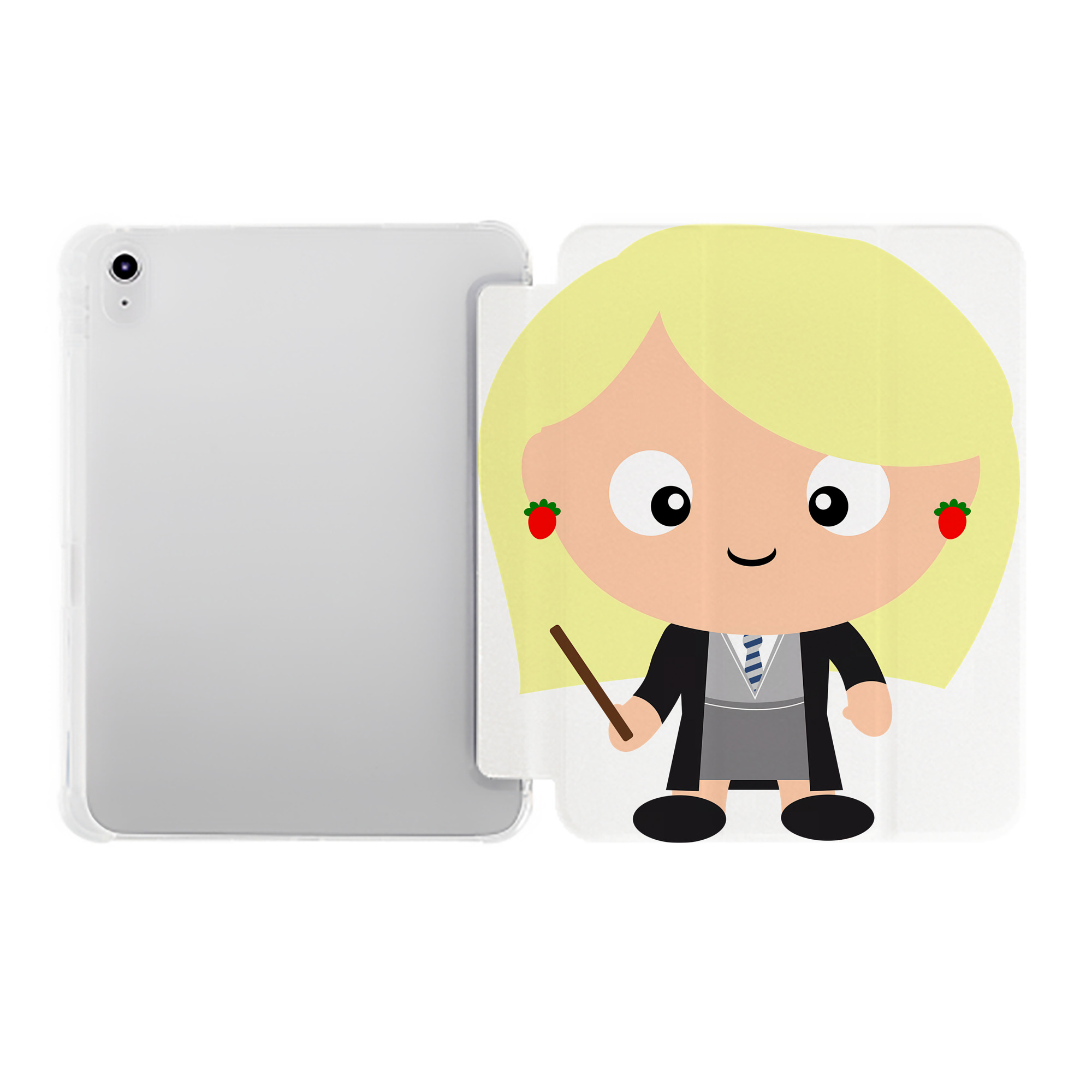 （画像用） Harry Potter ハリー・ポッターシリーズ IPad ケース ペン収納付き 三つ折りスタンド PUレザー×シリコン 対応機種9.5/10.5/10.9インチ